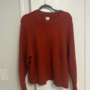 A New Day Orange/Red Sweater Size XL